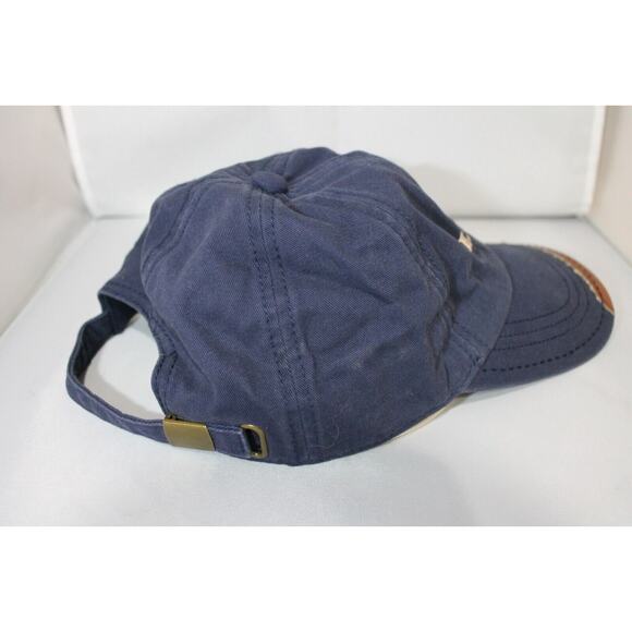 JHATS USS Alabama Cap/Hat US Navy Adjustable Strap back Embroidered Leather Rim - Picture 4 of 7